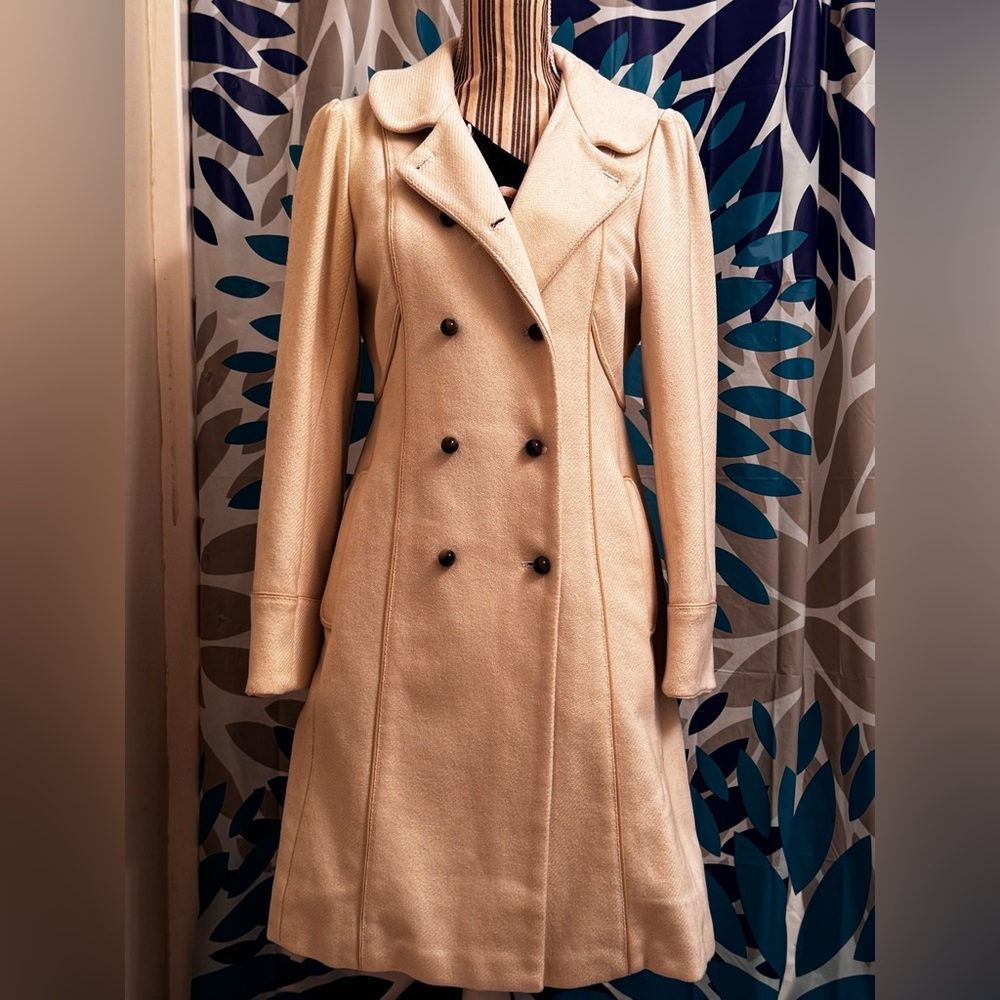 Marc by Marc Jacobs off white pea coat